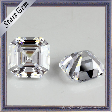 Wholesale Asscher Cut Synthetic Gemstone Cubic Zirconia